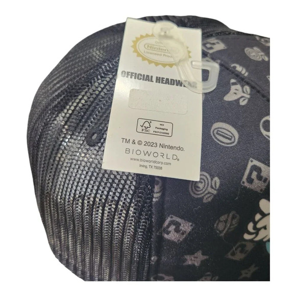 Super Mario Youth OSFM Snapback Hat‎ By Bioworld - Picture 2 of 5